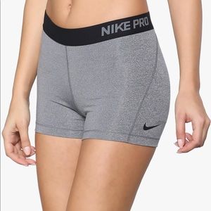 gray nike pro spandex